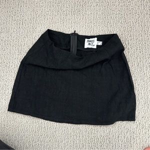Princess Polly Black Mini Skirt - Size 2